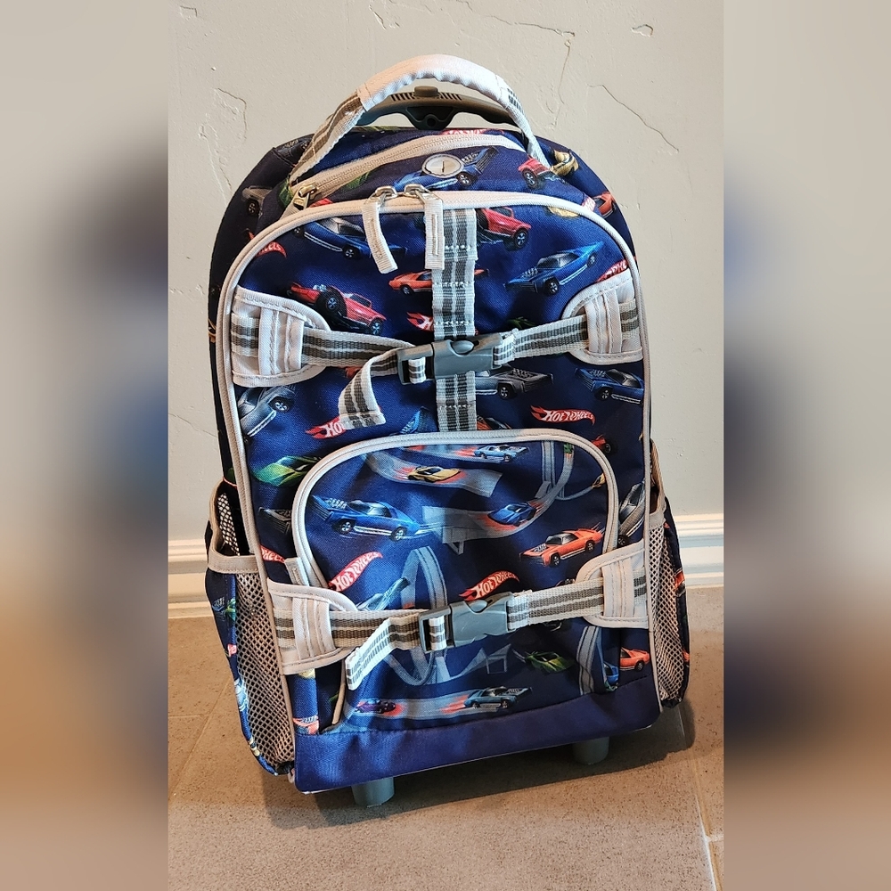 Pottery Barn Kids - Hot Wheels Blue Backpack